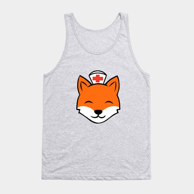 Nurse fox Tank Top by cypryanus